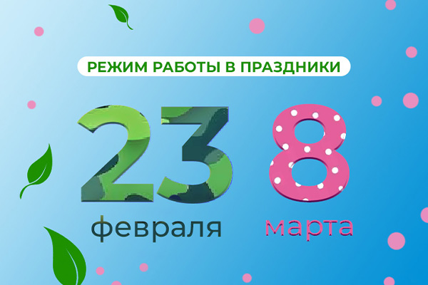 ГРАФИК РАБОТЫ В ПРАЗДНИЧНЫЕ ДНИ
